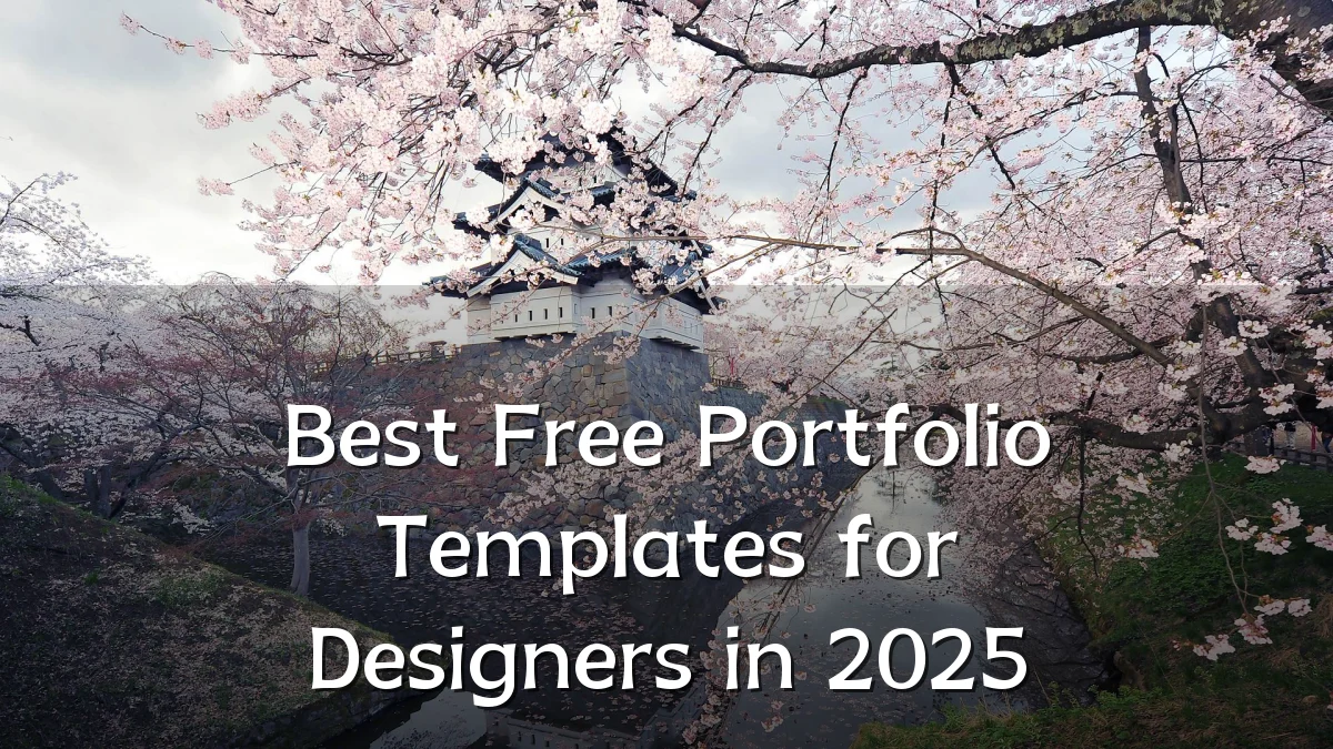 Best Free Portfolio Templates for Designers in 2025