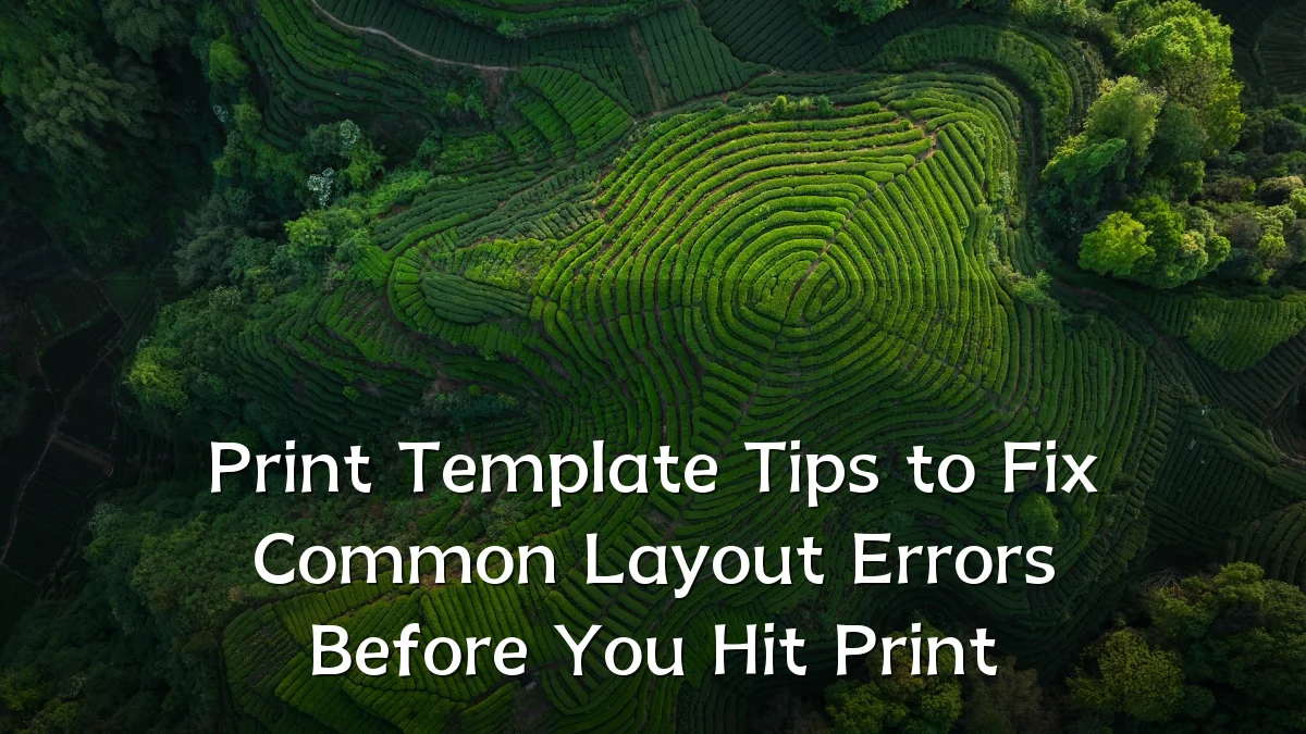 Print Template Tips to Fix Common Layout Errors Before You Hit Print