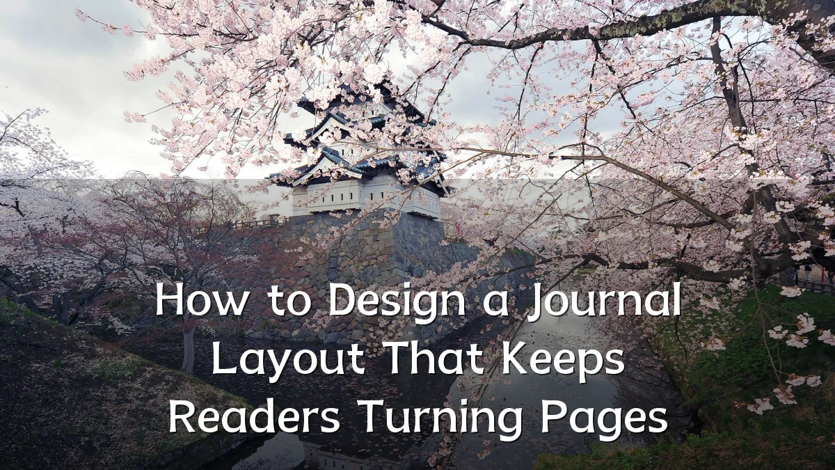 How to Design a Journal Layout That Keeps Readers Turning Pages
