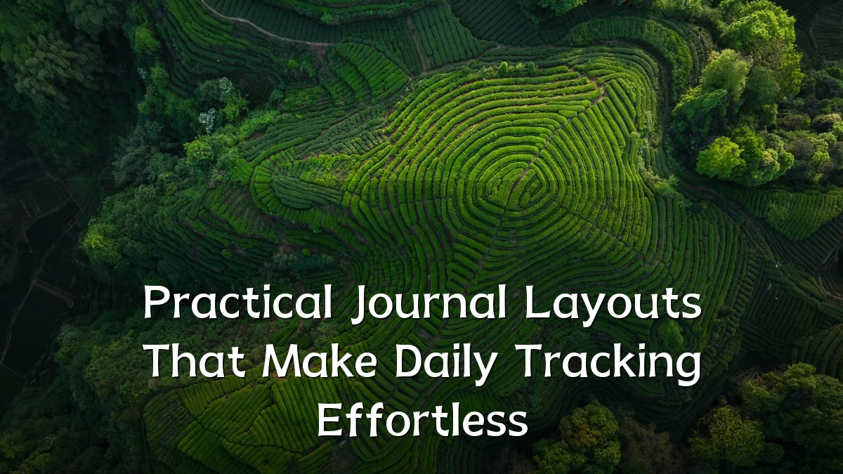 Practical Journal Layouts That Make Daily Tracking Effortless