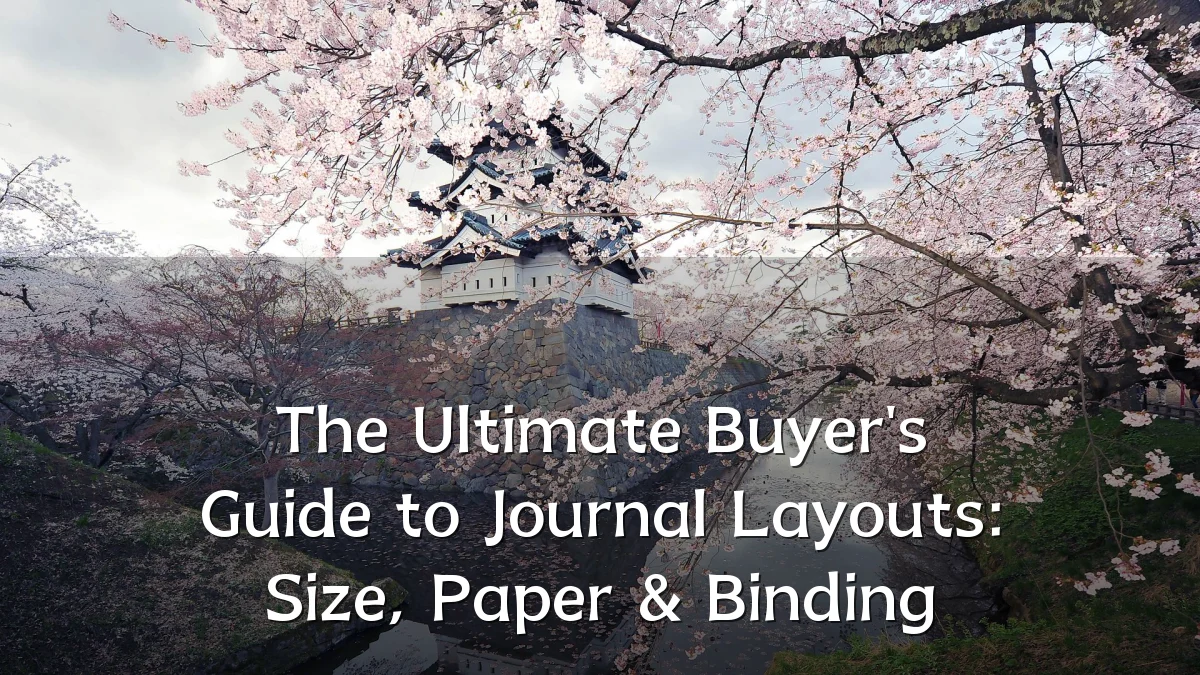 The Ultimate Buyer's Guide to Journal Layouts: Size, Paper & Binding