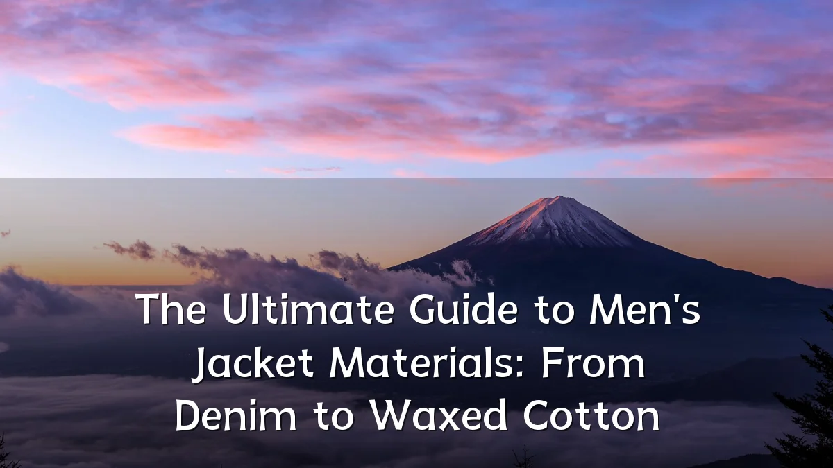 The Ultimate Guide to Men's Jacket Materials: From Denim to Waxed Cotton